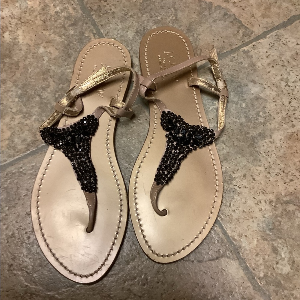 JCrew thong flat sandal  size 7